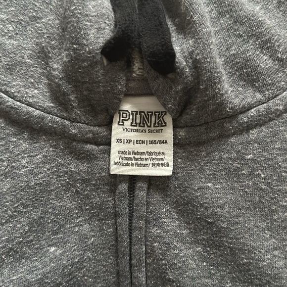 PINK Zip Up Sweatshirt - Picture 3 of 3